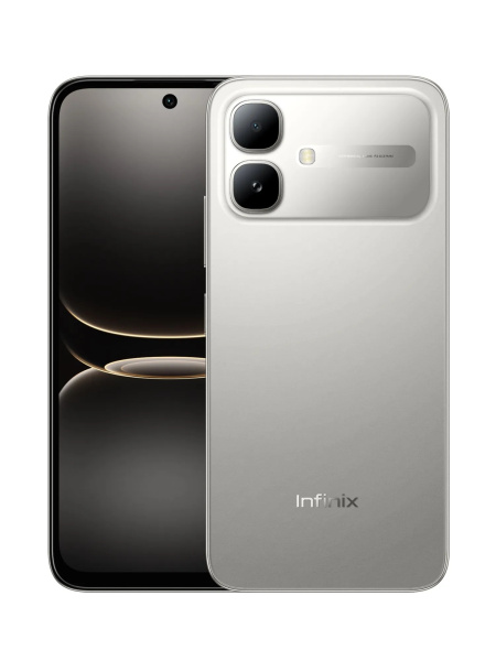 Смартфон INFINIX Smart 20 4Гб 64Гб Polaris Titanium 6.78", IPS, 1576*720, 2*2+6*1.7ГГц, 8Мп, 8Мп, 4G, NFC, 5200мАч, And 16