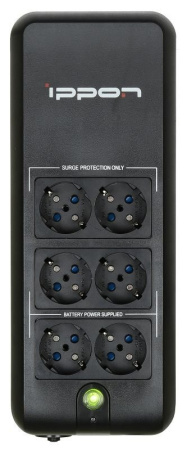 ИБП Ippon Back Verso 400 200Вт 400ВА черный