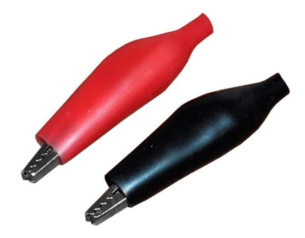 Зажим крокодил 56мм, 5а, чёрный, Rexant 16-0003