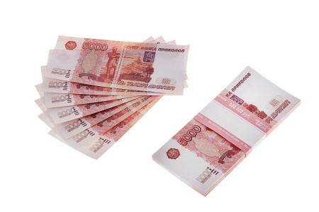 Деньги шуточные "5000 рублей"