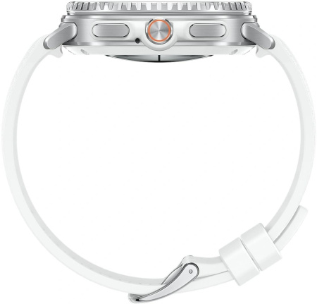 Смарт-часы Samsung Galaxy Watch 8 Classic LTE Watch 8 Classic 46мм 1.34" Super AMOLED корп.серебристый рем.белый (SM-L505FZWACAU)