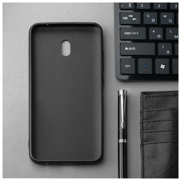 Накладка для Xiaomi Redmi 8A INNOVATION черная матовая