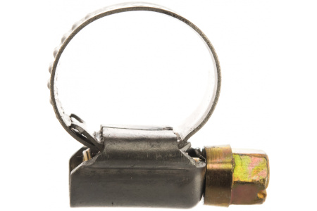 Хомут червячный 10..16мм, 12*0.6мм, нержавеющая сталь, крестовой шлиц, Fortisflex PL-12 (10-16)/W2