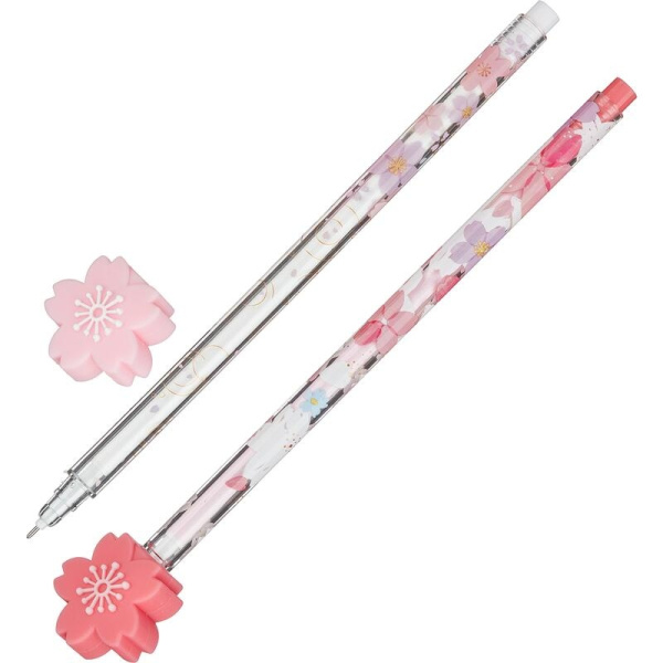 Ручка гелевая M&G Sakura Raint 0,5мм синяя AGPT05712205M8C