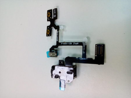 Шлейф iPhone 4 на разъем гарнитуры Черный