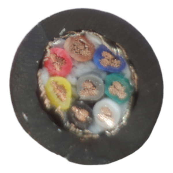 Кабель экранированный TRVVP  8х0.5мм2, метражом, гибкий для ЧПУ