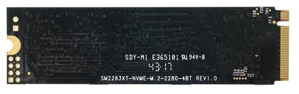 SSD-накопитель M.2 256Гб KingSpec NE [NE-256 2280](TLC 3D NAND,NVMe,2200/1300 Мб/с)