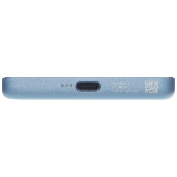 Внешний аккумулятор Xiaomi Super Slim Magnetic Power Bank 5000 Blue(BHR08POGL)