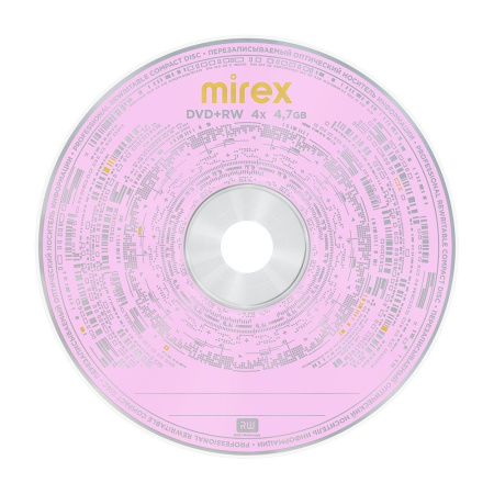 Диск DVD+RW 1шт Mirex 4.7Gb 4X Brand конверт (UL130022A4C)