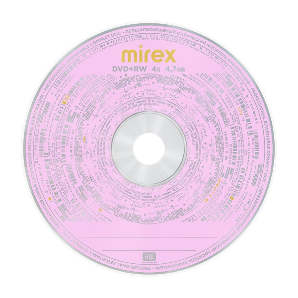 Диск DVD+RW 1шт Mirex 4.7Gb 4X Brand конверт (UL130022A4C)