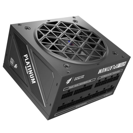 Блок питания 1000Вт 1STPLAYER NGDP Platinum 1000W Black (APFC,120мм,4PCI-E,12VHPWR,12SATA,80+Platinum,модульный)[HA-1000BA3-BK]