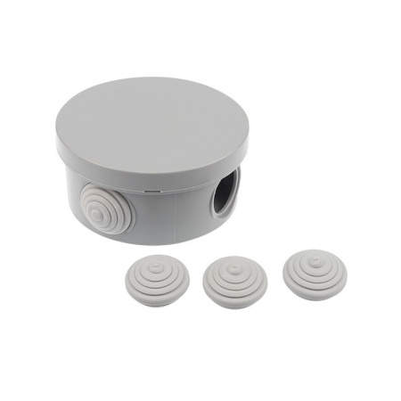 Коробка распределительная ОУ,  85*40, 4 мембранных ввода, IP54, Rexant 28-3009