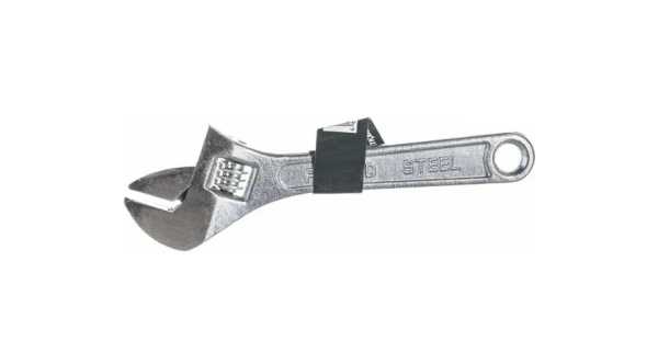 Разводной ключ 10" Kolner KAW 10 углеродистая сталь, хромированное покрытие