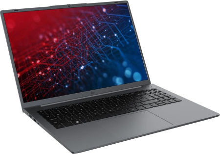 Ноутбук IRU Tactio 16ALB Core i5 1235U 16Gb SSD512Gb Intel UHD Graphics 16" IPS WUXGA (1920x1200) Windows 11 Pro grey WiFi BT Cam 4830mAh (2110204)