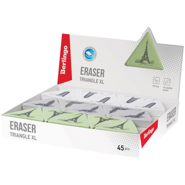 Ластик BERLINGO "Triangle XL", треугольный (BLc_00120)