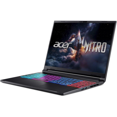 Ноутбук Acer Nitro V 16S ANV16S-71-57UH Core 5 210H 16Gb SSD1Tb NVIDIA GeForce RTX 5060 8Gb 16" IPS WQXGA (2560x1600) без ОС black WiFi BT Cam (NH.U28CD.005)
