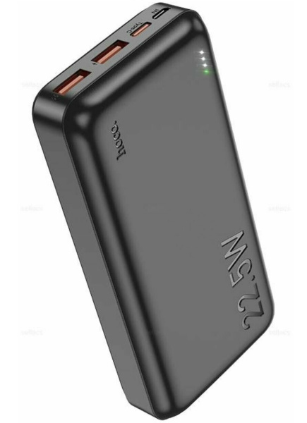 Аккумулятор внешний 10000_mAh HOCO J101 2USB3.0/PD20W (черный)