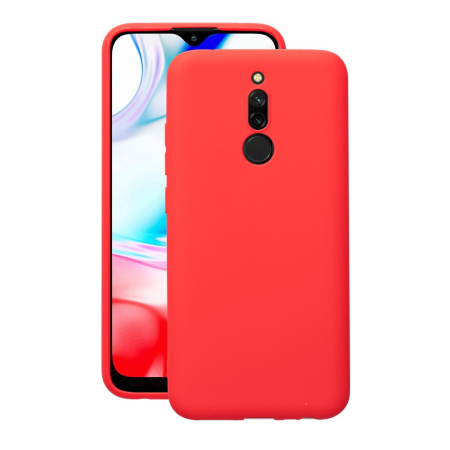 Чехол силиконовый для Xiaomi Redmi 8 Deppa Gel Color Case красный (87383)