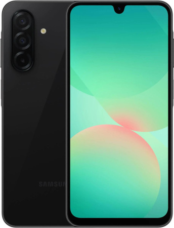 Смартфон Samsung Galaxy A26 SM-A266 6Гб 128Гб Черный 6.7", AMOLED, 2340*1080, 4*2.0+4*2.4ГГц, 50+8+2Мп, 13Мп, 5G, NFC, 5000мАч, And 15