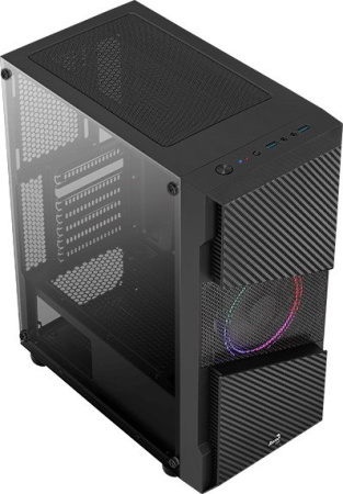 Корпус ATX Б_БП AeroCool Menace Saturn V1 (USB 3.0,audio,WN,черный)