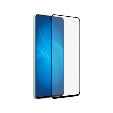 Защитное стекло для Huawei Nova 11i/Enjoy 60 Pro с цветной рамкой (fullscreen+fullglue) DF hwColor-1