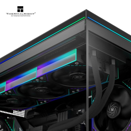 Корпус Case Thermalright TL-M10 Black mATX / win / black / no PSU / Tempered Glass