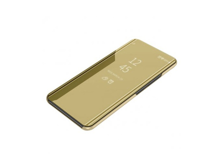 Чехол-книжка для Samsung Galaxy A01 Core Zibelino Clear View Золотистый (ZCV-SAM-A013-GLD)