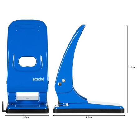 Дырокол Attache Economy 60л. синий (1039677)