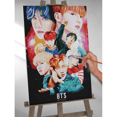 Картина по номерам RedPanda "BTS Космос" 30*40см (р53976)