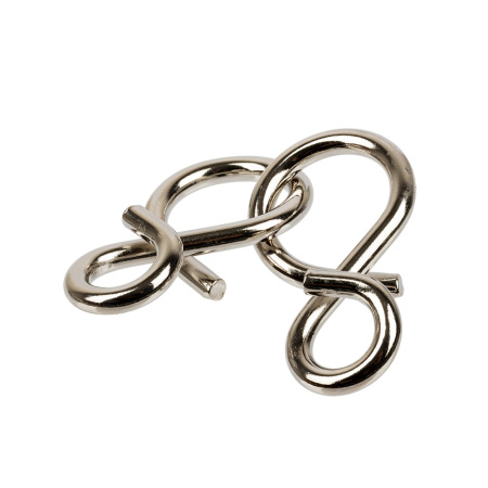 Головоломка металлическая  "DELFBRICK" DLM-04 1 шт "Петельки" 2 элемент.