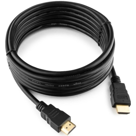 Кабель HDMI(m) - HDMI(m)  4.5м Cablexpert, позол. контакт, экран, v2.0, черный