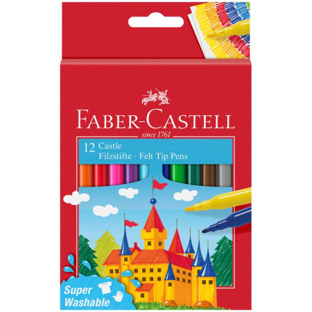 Фломастеры 12цв. Faber-Castell "Замок" (554201)