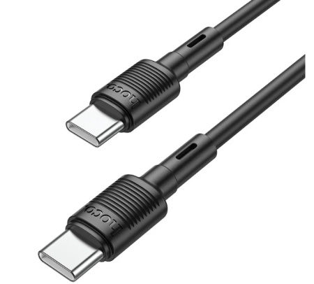 Кабель USB Type-C (m) - USB Type-C (m) HOCO X83 1м ,60W, черный