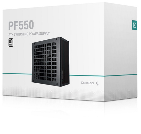 Блок питания 550Вт Deepcool PF550 (APFC,120мм,2PCI-E,6SATA,80+)[R-PF550D-HA0B-EU]