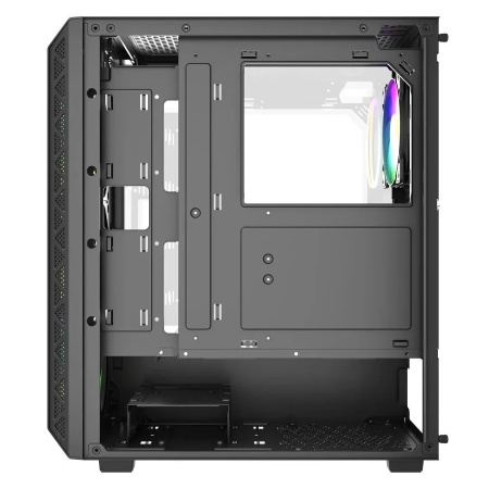 Корпус ATX Б_БП Powercase Mistral S4B ARGB (USB3.0,Audio,черный,Mesh,TG,4х120мм ARGB PWM fans,CPU Cooler до 160мм, VGA до 310мм)[CMSB-A4]