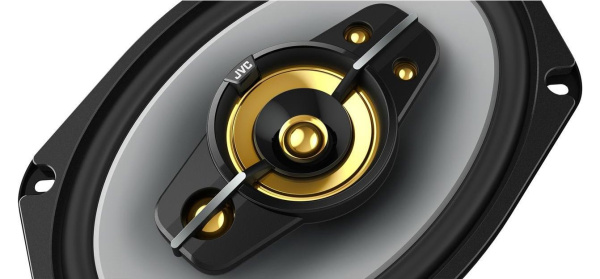 Колонки автомобильные JVC CS-DR695HP 800Вт 85дБ 4Ом 15x23см (6x9дюйм) (ком.:2кол.) коаксиальные пятиполосные