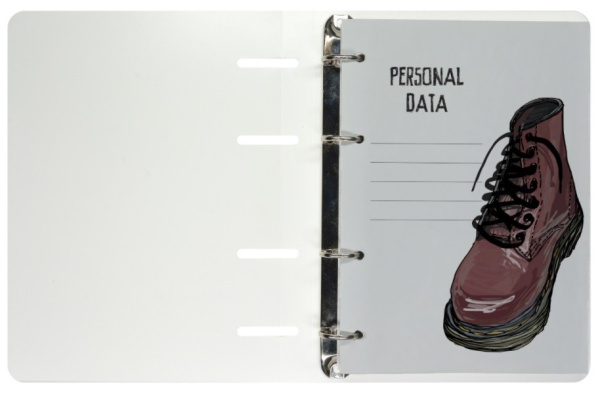 Тетрадь на кольцах 80л. "BOOTS" BrunoVisconti (7-80-632/04)