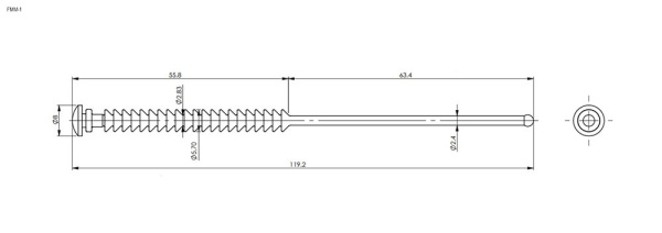 Крепление для вентилятора Ruichi FMM-1