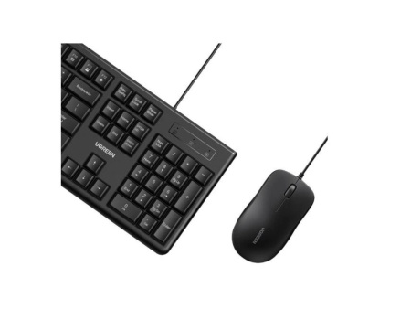 Комплект USB UGREEN MK003 Keyboard and mouse Черный (15217)