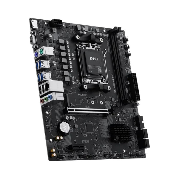 Материнская плата MSI PRO B850M-E EVO Socket AM5 AMD B850 2xDDR5 mATX AC`97 8ch(7.1) 2.5Gg RAID+VGA+HDMI