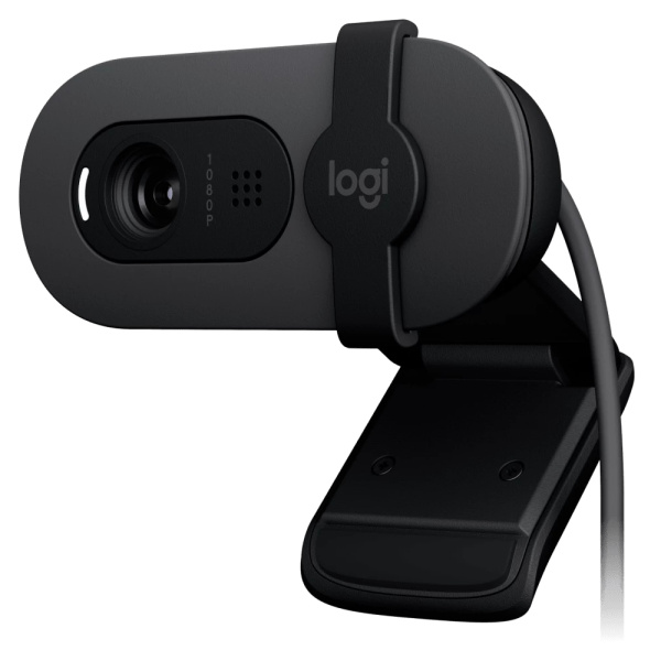 Веб-камера Logitech Brio 105 (960-001590/960-001592) графитовый 2Mpix (1920x1080) USB2.0 с микрофоном