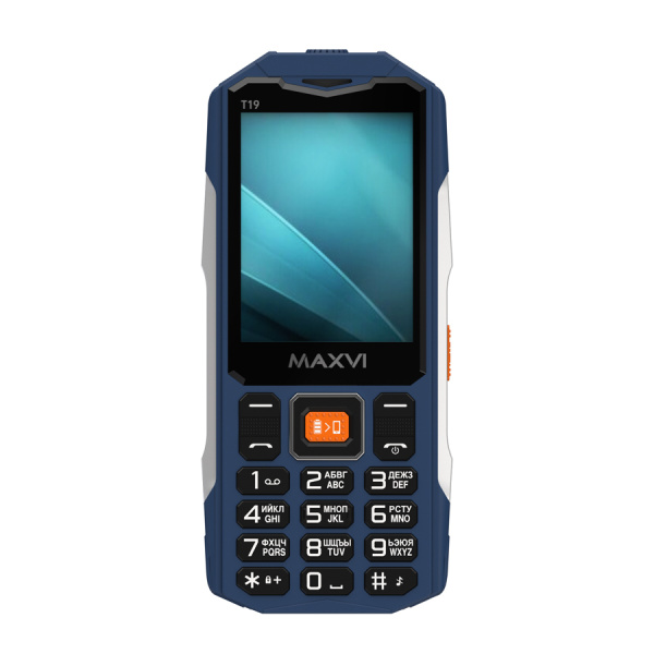 Сотовый Maxvi T19 Blue 2sim/2.8"/320*240/2000мАч/моноблок