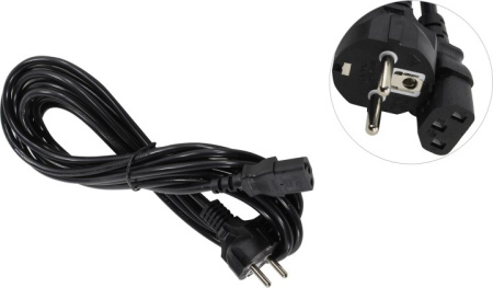 Кабель_питания комп-розетка _5м ExeGate Power PC-5P VDE-250V-3*0.75mm2, 10A медь