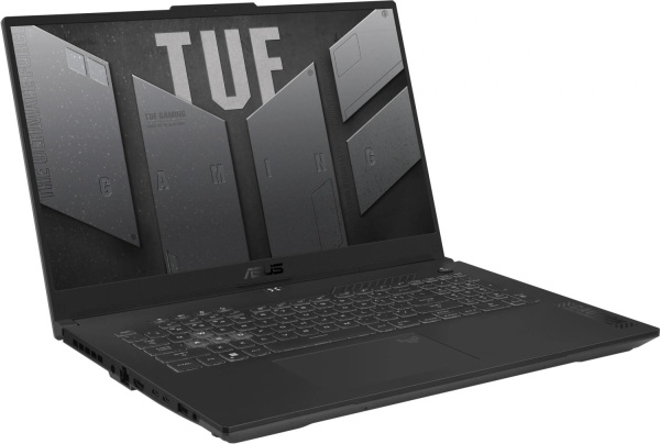 Ноутбук Asus TUF Gaming A16 FA607NUQ-WS73 Ryzen 7 170 16Gb SSD512Gb NVIDIA GeForce RTX4050 6Gb 16" IPS WUXGA (1920x1200) Windows 11 Home Multi Language grey WiFi BT Cam (90NR0QF3-M00CF0)
