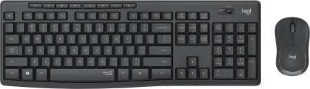 Беспроводной комплект Logitech MK295 (920-009807/920-009813) радиус действия до 10м, Grey