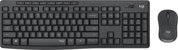 Беспроводной комплект Logitech MK295 (920-009807/920-009813) радиус действия до 10м, Grey
