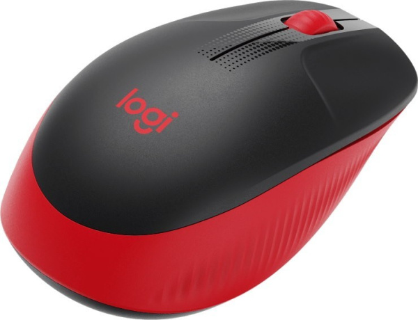 Мышь беспроводная Logitech M190 (910-005908) оптическая, Red
