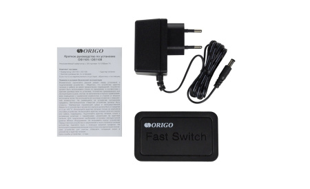 Коммутатор ORIGO OS1105/A1A 5-портовый неуправляемый 10/100 Мбит/с