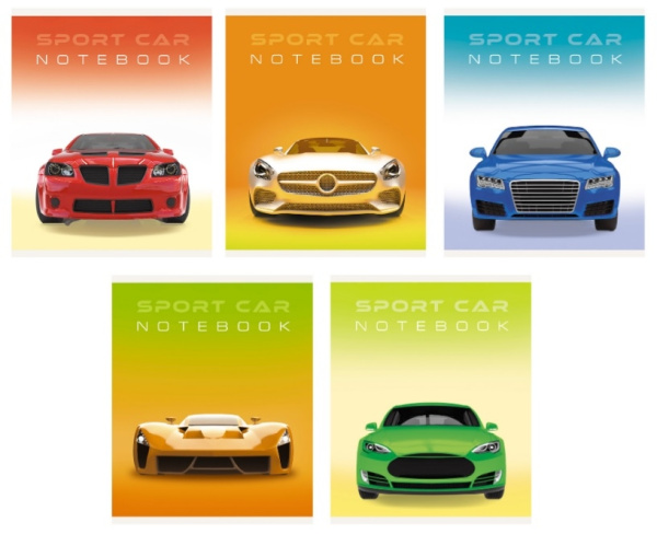 Тетрадь 48л. кл. "Sport car"  Канц-Эксмо ТК488355