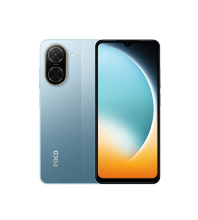 Смартфон POCO C71 4Гб 128Гб Blue 6.88",IPS,1640*720, 8*1.8ГГц, 32+0.08МП, 8Мп, 4G, 5200мАч, And 15